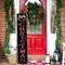 Merry Christmas Welcome Porch Sign Xmas Wooden Door Sign 47'' Large Porch Sign(47.2"L x 47.2"W)